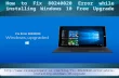 How to fix 80240020 error while installing windows