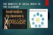 The benefits of social media in the classroom