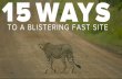 15 Ways To A Blistering-Fast Web Site