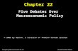 5 Debates over macroeconomic policy