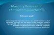 Masonry Restoration Contractor Springfield IL 816-500-4198
