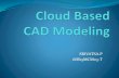 Cloud based cad modeling