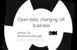Open data -  Changing UK Business