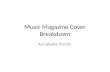 Music Magazine Cover Breakdown