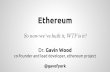 So now we've built Ethereum, WTF is it?