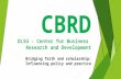 CBRD - Bridging faith and scholarship; influencing policy and practice