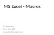Microsoft Excel - Macros