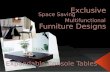 Expandable console tables to Dining Table - Space saving furniture India