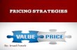Imad Feneir - pricing strategies