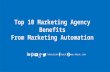 Top 10 marketing agency benefits from marketing automation