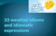 33 weather idioms and idiomatic expressions