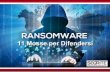 Ransomware- 11 mosse per difendersi