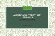 American Literature 1865-1914 Overview