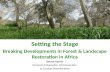 Breaking developments in forest & landscape restoration in Africa