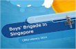 CBS3 Literacy 2014 (Singapore 50th Boys' Brigade Company)