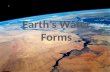 Earth’s water forms