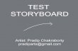 Test Storyboard created with simple pencil illustration