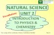 INTRODUCTION TO PHYSICS AND CHEMISTRY -  vocabulary