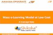 Mass e-Learning Solutions- eShiksha Concept Note_Schools