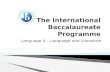 IB Language and Literature outline 2015