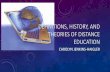 Definitions, Historry, and Theories of Distance Education