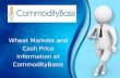 Wheat Markets and Cash Price information at CommodityBasis