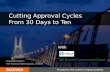 Cutting Approval Cycles from 30 Days to Ten - Webinar, September 29, 2015