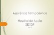 Assistência farmacêutica HAB/SES/DF   2015