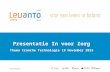 LEVANTOgroep: Partnerschap in het sociaal domein in Limburg