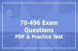 70-496 Questions - Download Latest 70-496 Dumps PDF