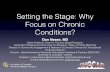 Setting the stage: Why focus on chronic conditions