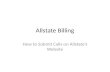 Allstate billing how to