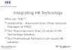 Integrating HR Technology