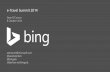 Bing E-travel summit 2014