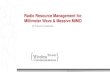 Radio Resource Management for Millimeter Wave & Massive MIMO