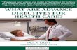 What Are Advance Directives For Health Care
