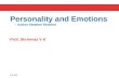 Personality - Organisational Behavior