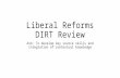 Liberal reforms dirt review lesson power point