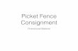 Picket Fence Consignment Promotional Material