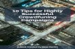 10 Tips For Highly Successful Crowdfunding Campaigns