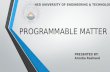 Programmable Matter