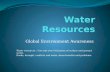 Essential resource of Life- WATER