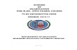 Syllabus and Scheme of Examination of M.Ed Course from the ...