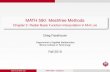 MATH 590: Meshfree Methods - Chapter 2: Radial Basis Function ...