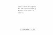 Oracle Project Manufacturing User's Guide