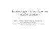 Balneologie - Informace pro MZČR a MŠMT [režim kompatibility]