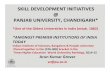 skill development initiatives @ panjab university, chandigarh
