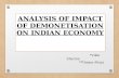 impact on demonetisation on indian economy