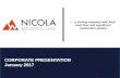 Nicola Mining Inc. Corporate Presentation January 2017