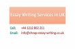 Essay Writing Services in UK
